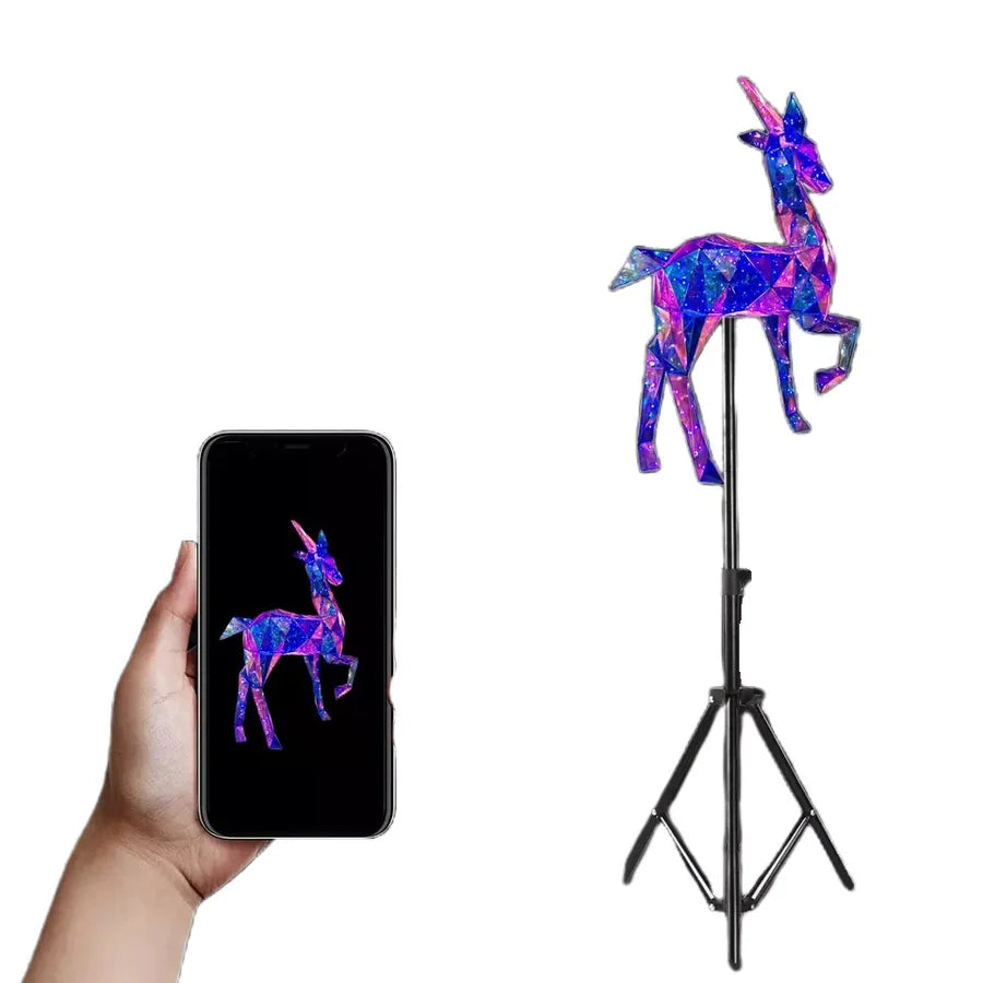 Fan-S Series 3D Hologram Fan LED Display – 52cm to 65cm (20.5”–25.6”) | High Brightness Holographic Advertising Projector | Fan Only / with Transparent Protective Cover (Protective Housing) / with Black Background Cover (Protective Housing)