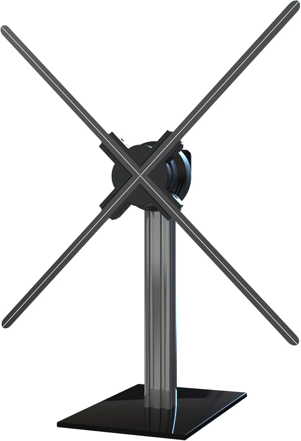 Fan-S Series 3D Hologram Fan LED Display – 52cm to 65cm (20.5”–25.6”) | High Brightness Holographic Advertising Projector | Fan Only / with Transparent Protective Cover (Protective Housing) / with Black Background Cover (Protective Housing)