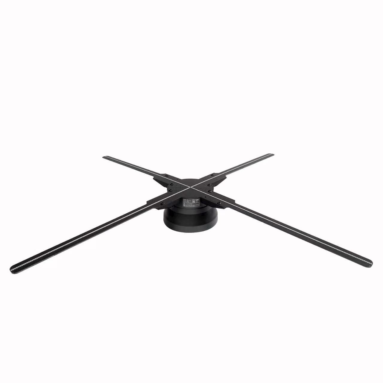 FL-M Series | Asynchronous Control | 45cm to 49cm (17.7–19.3 inch) | 3D Holographic Fan | Fan Only / Transparent Protective Cover / Black Background Protective Cover | Retail Holographic Display | 4 Blades