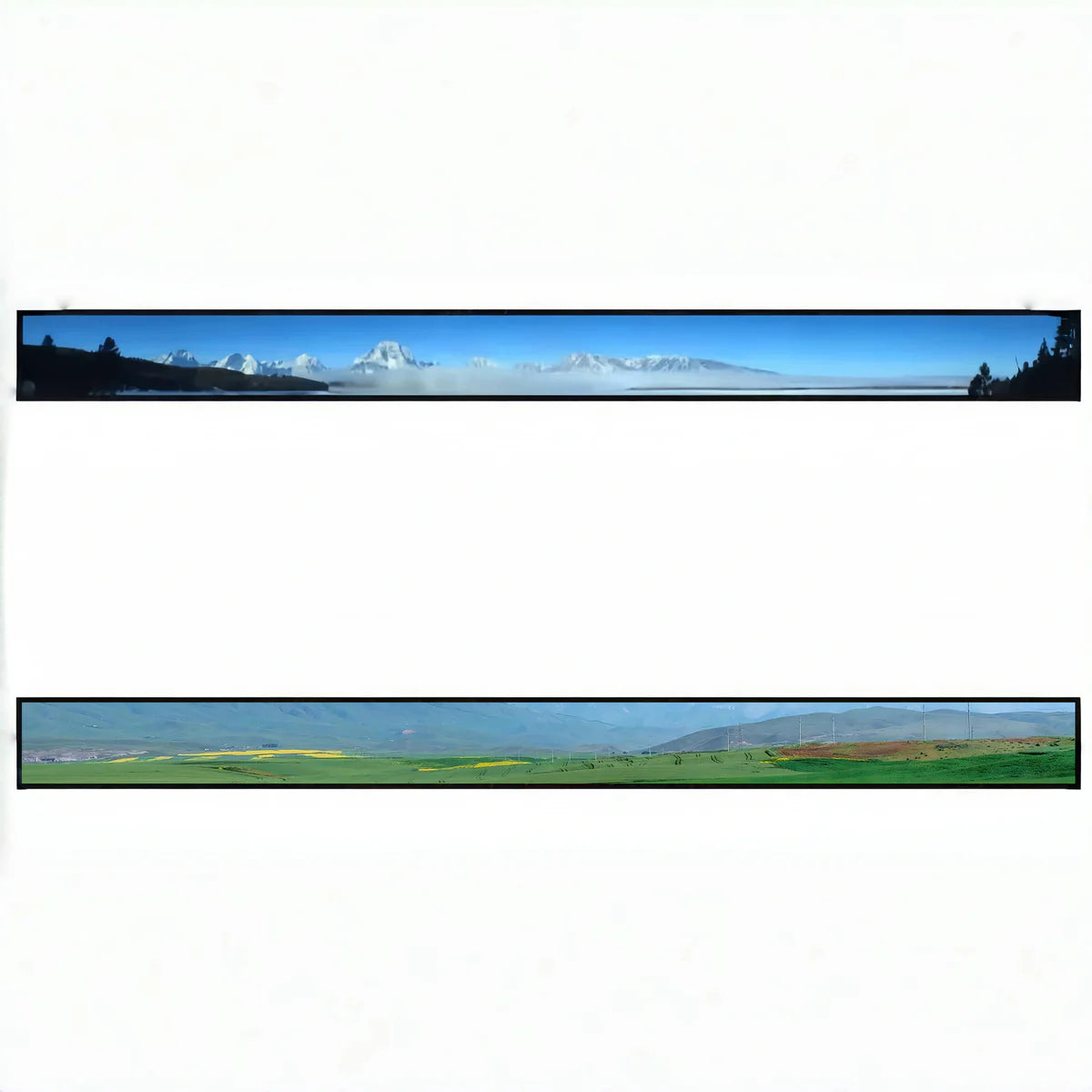 47.1 Inch (1209×50mm Viewable) Commercial Android Stretched LCD Bar Display | Ultra-Wide Digital Shelf Screen / USB / App Control