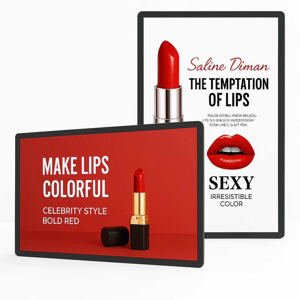 50" Indoor Wall-Mounted LCD Digital Poster | Android RK3568 2GB+16GB | Non-Touch / Infrared / Capacitive Touch | CMS Software | VESA Mount