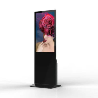 43‘’ Single-Sided Indoor Floor-Standing LCD Digital Poster with Wheel Stand | Android RK3568 2GB+16GB | Non-Touch / Infrared / Capacitive Touch | CMS Preinstalled
