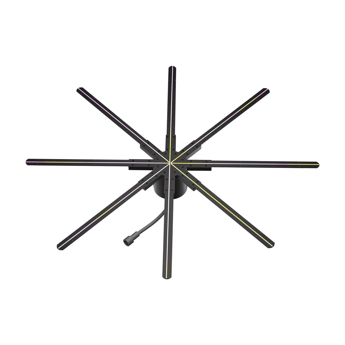 FL-L Series | Cloud Control (AS) | 130cm to 196cm (51.2–77.2 inch) | 3D Holographic Fan | Fan Only / Dual-Pole Mobile Stand | 3D Advertising Holographic Fan | 8 Blades
