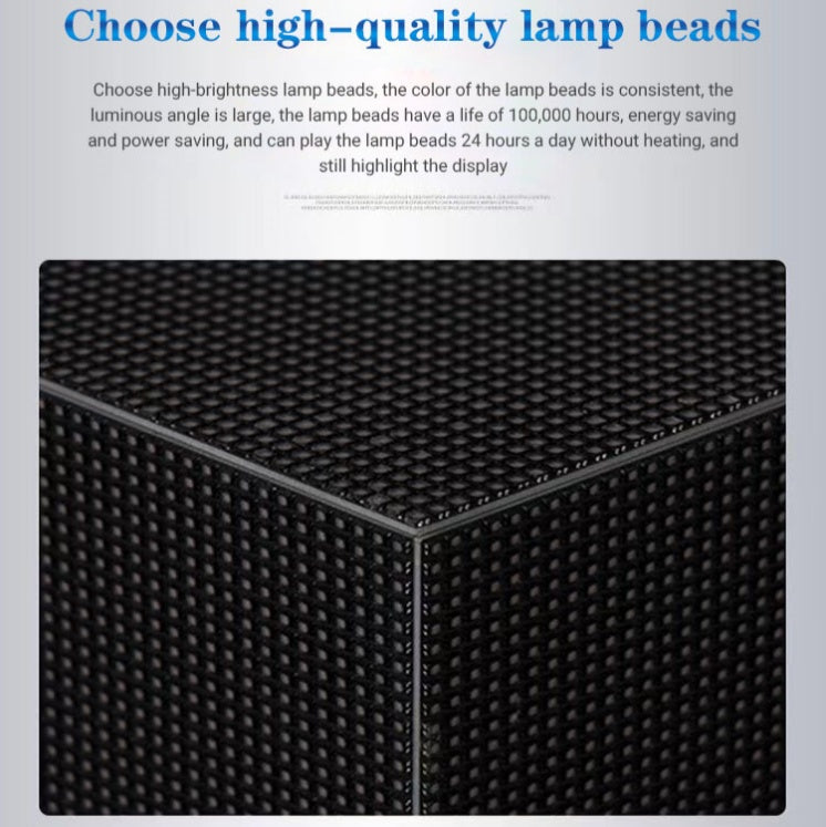 6 Faces (640x640 mm) Cube LED Display P1.86 (1.86mm Pixel Pitch) Indoor Inclined Floor-Standing Cubic Screen
