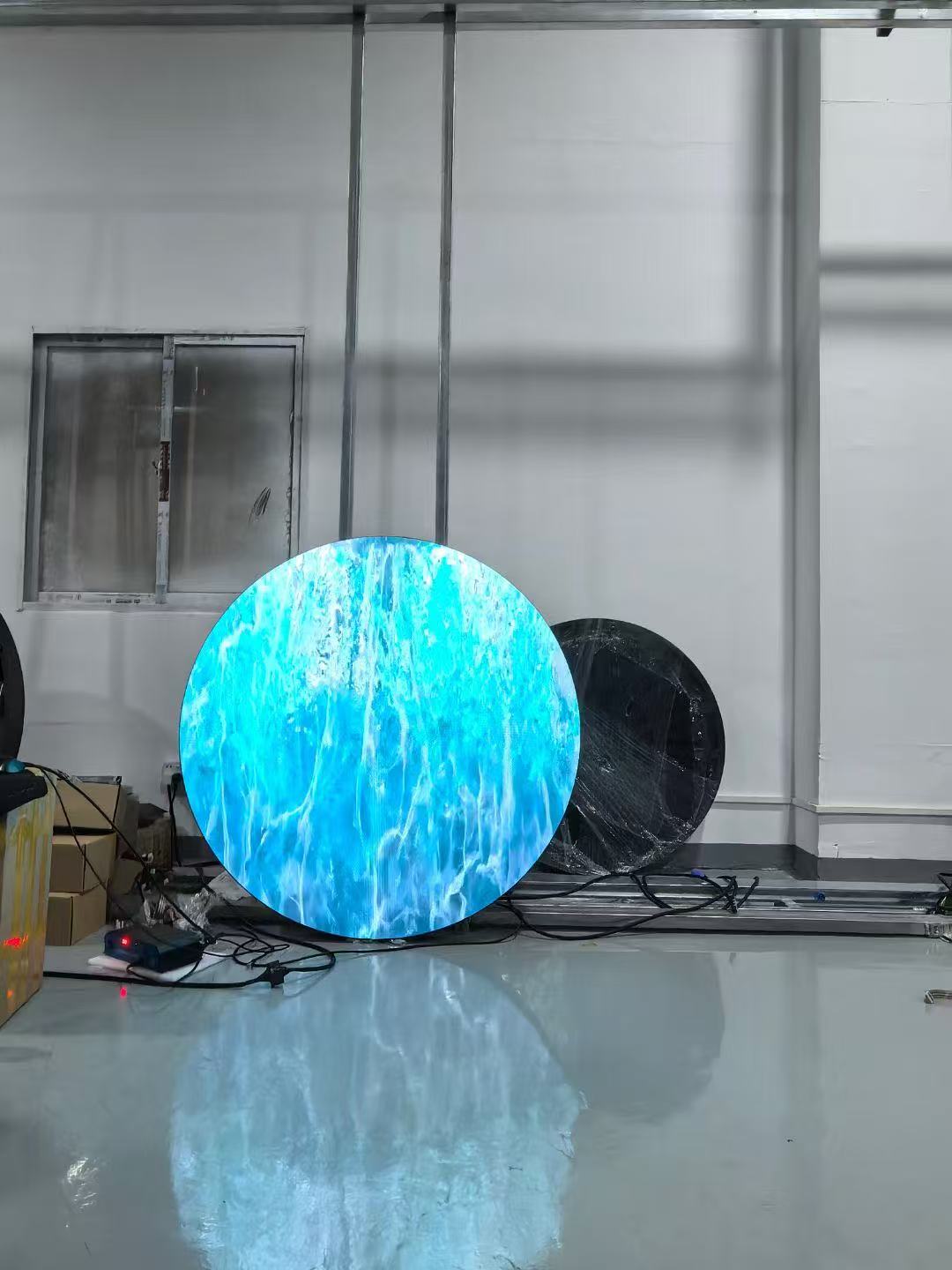 P2.5 Indoor Round LED Display Single Face Circle Logo LED Sign
