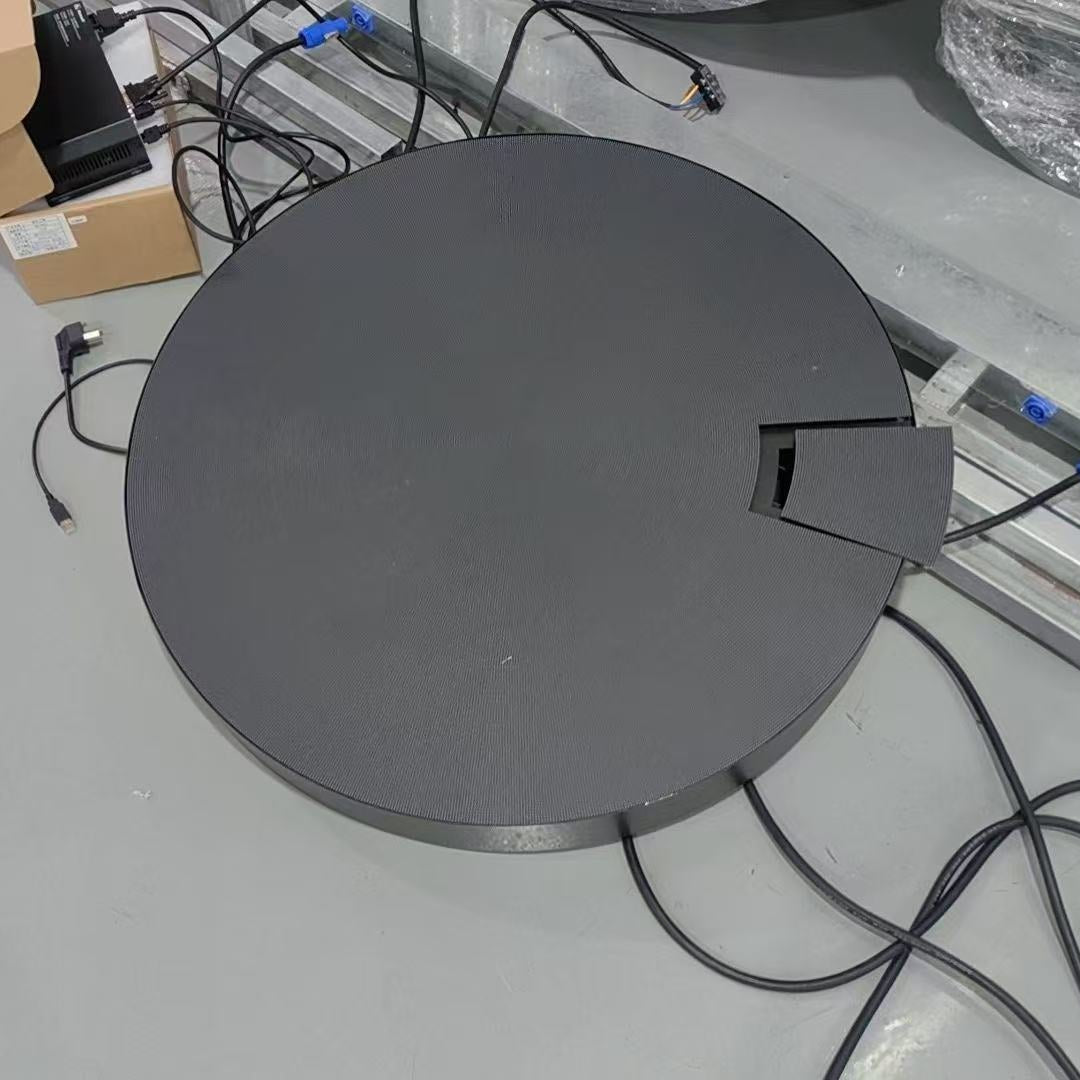 P2 Indoor Round LED Display Single Face Circle Logo LED Sign
