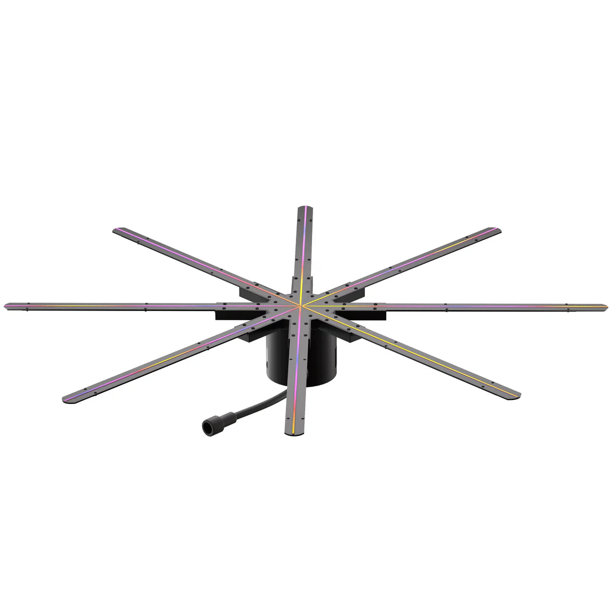 FL-L Series | Cloud Control (AS) | 130cm to 196cm (51.2–77.2 inch) | 3D Holographic Fan | Fan Only / Dual-Pole Mobile Stand | 3D Advertising Holographic Fan | 8 Blades