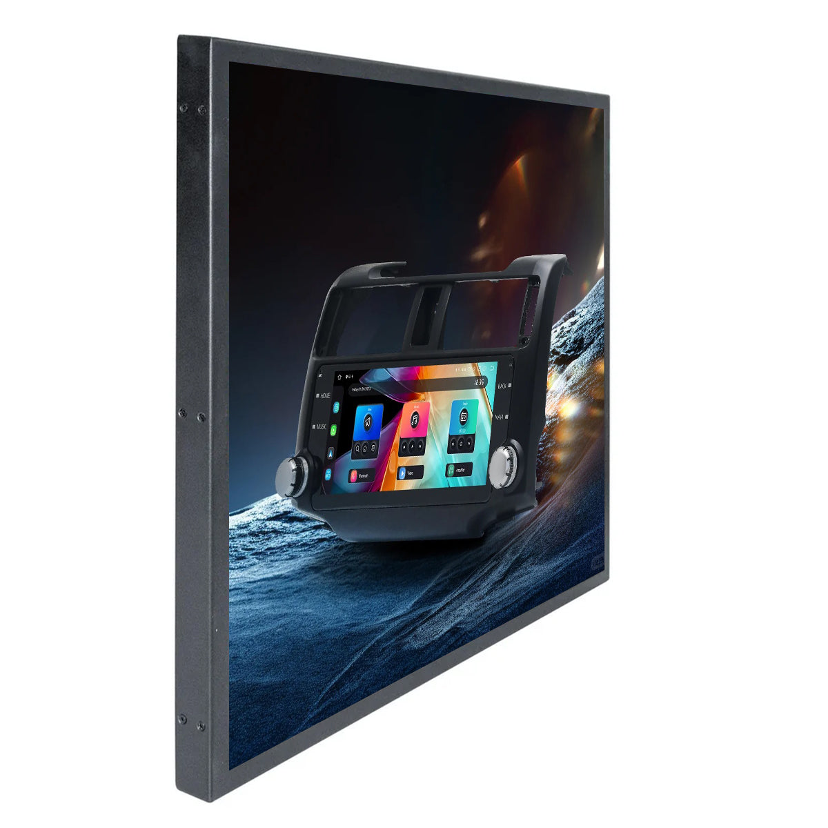 SQ Series 26.5 Inch (476×476mm Viewable) Square LCD Digital Screen Display, Cloud / APP / USB Disk Playback