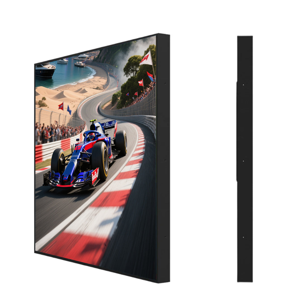 SQ Series 27.7 Inch (465×529mm Viewable) Square LCD Monitor Screen, Content Upload via Cloud / APP / USB Disk