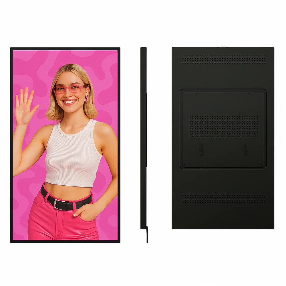 75" Single-Sided 2500nits High Bright LCD Window Display Advertising Monitor, Android RK3568 2G+32G, Non-Touch, Cloud/APP/USB, Wall-Mount/Floor Stand/Suspended Installation