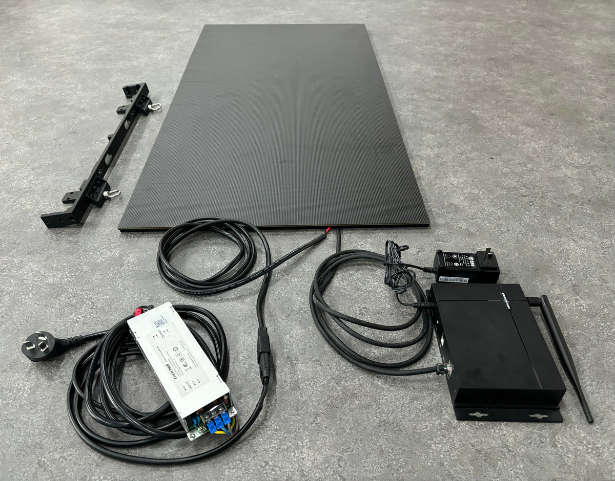 BP-RS Series Rolling LED Standee | 500×1000mm | P2.6 / P1.95 / P1.56 / P1.25 | Lightweight, Flexible & Portable | Supports Hanging & Magnetic Installation