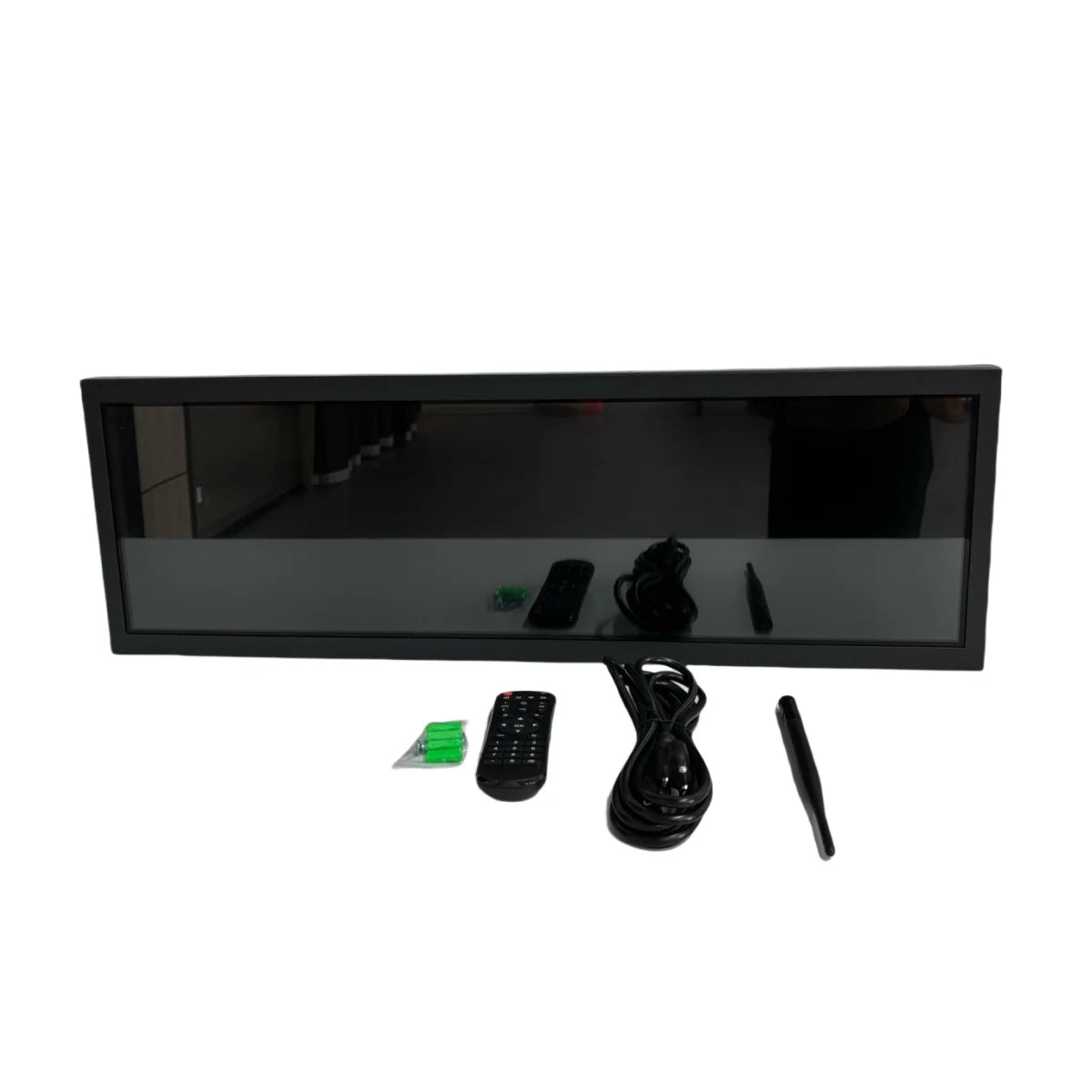 28.6 Inch (698.4×203.7mm Viewable) Ultra-Wide Android LCD Shelf Screen | Stretched Bar Digital Signage w/ Optional Touch | Cloud / USB / App Control