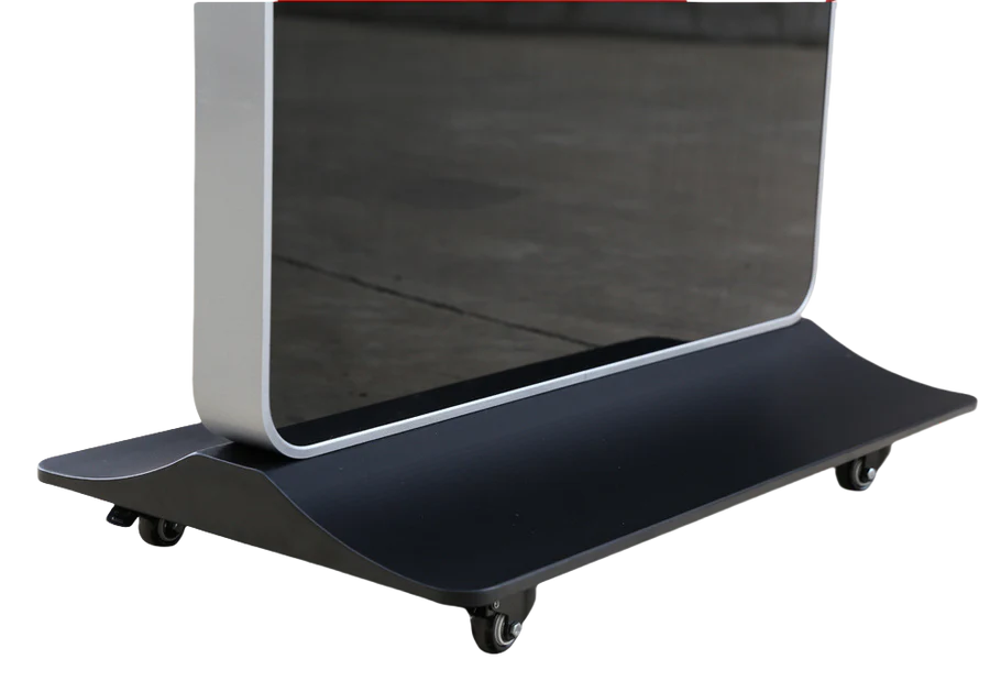 43‘’ Dual-Sided Indoor Floor-Standing LCD Digital Poster with Wheel Stand | Android RK3568 2GB+16GB | No Touch | CMS Preinstalled
