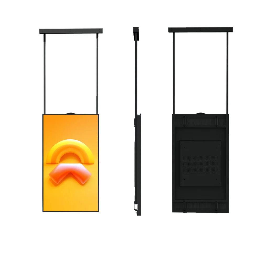 55" Single-Sided 2500nits High Bright Window LCD Poster Display, Android RK3568 2G+32G, Non-Touch, Cloud/APP/USB, Wall-Mount/Floor Stand/Suspended Installation