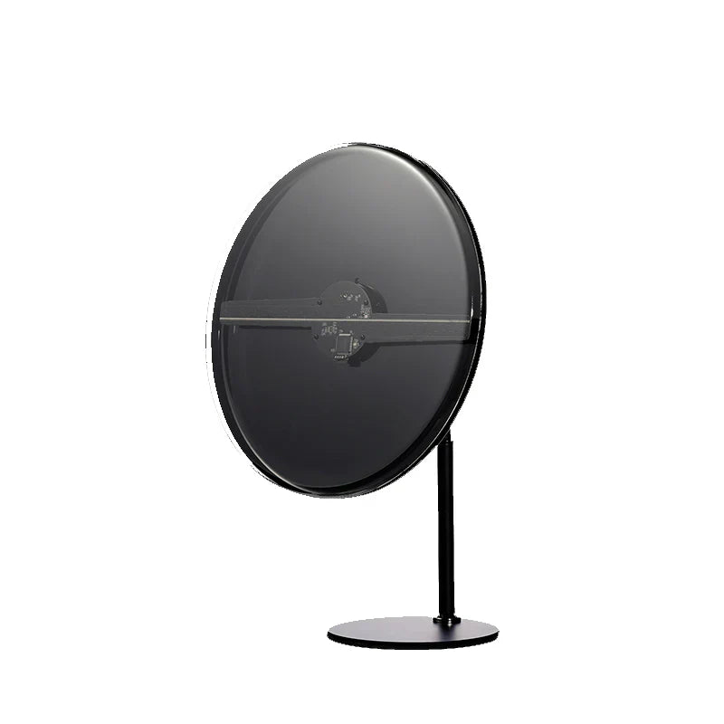 FL-S Series | Asynchronous Control | 11cm to 42cm (4.3–16.5 inch) | 3D Holographic Fan | Desktop Stand with Transparent Protective Cover | Store Holographic Display | 2 Blades
