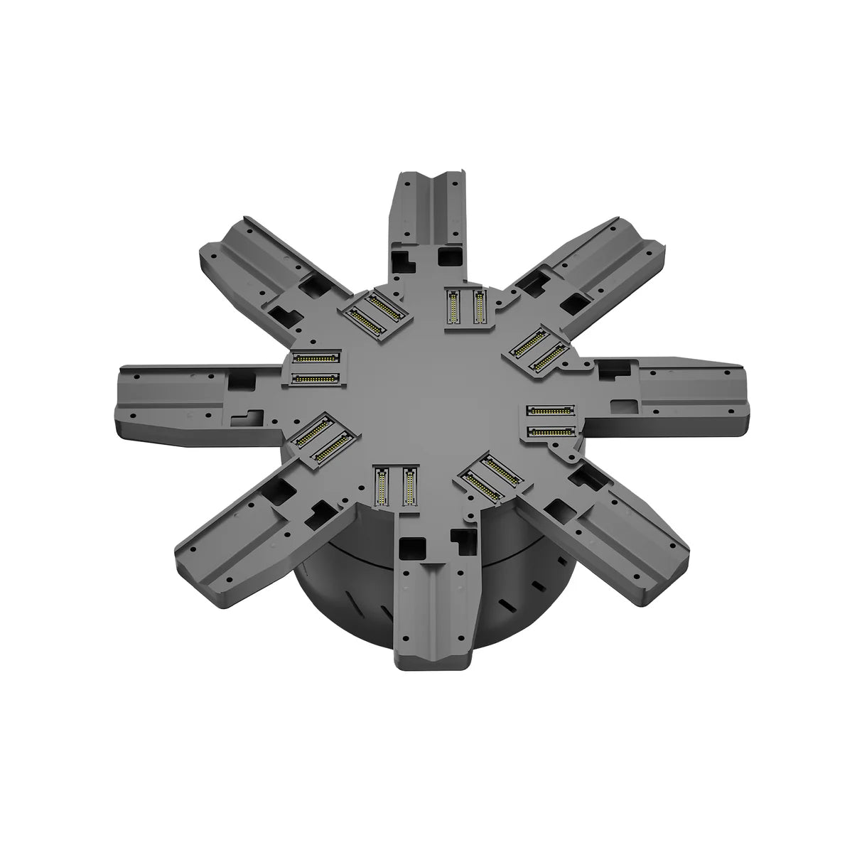 FL-L Series | Cloud Control (AS) | 130cm to 196cm (51.2–77.2 inch) | 3D Holographic Fan | Fan Only / Dual-Pole Mobile Stand | 3D Advertising Holographic Fan | 8 Blades