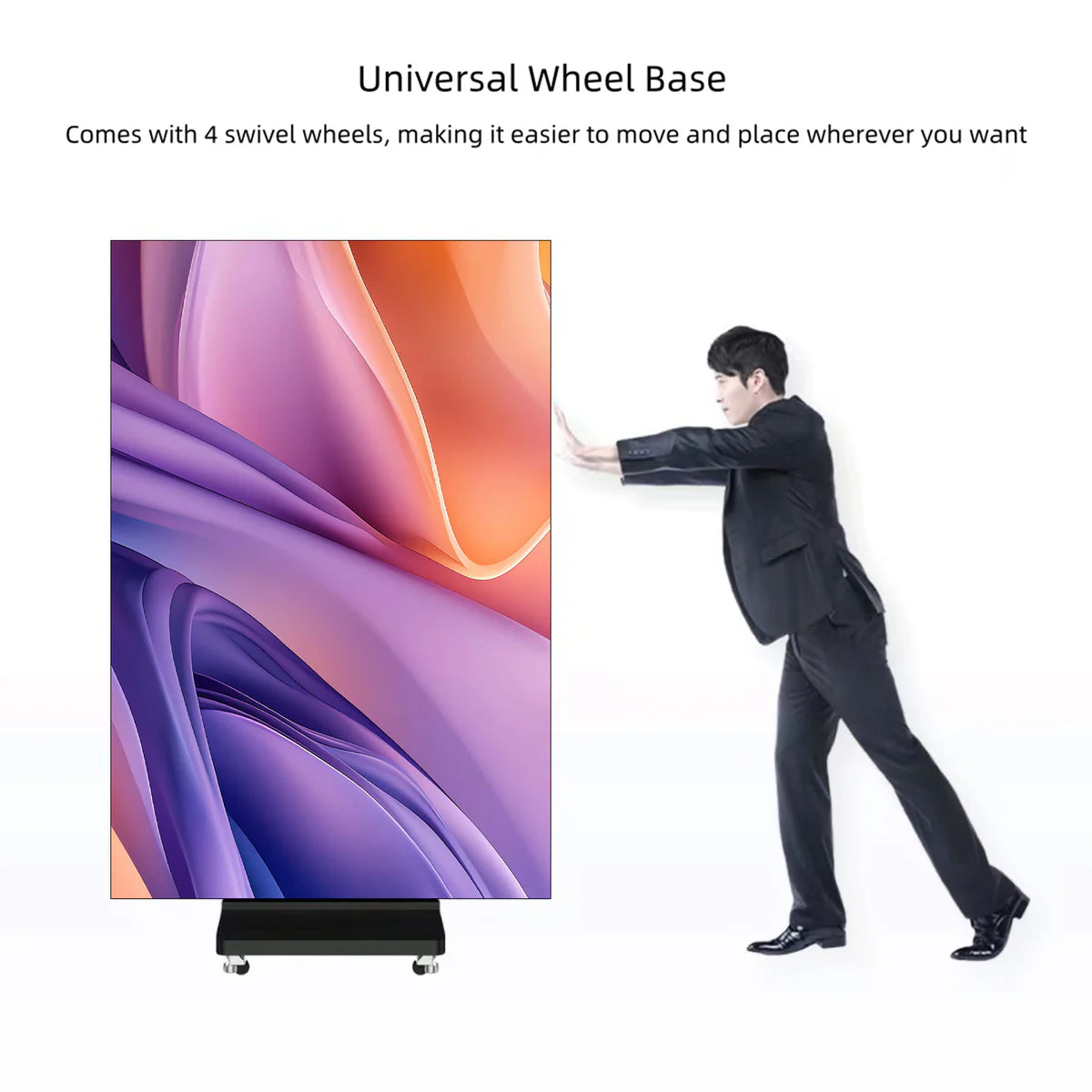 BP-TR Series Tri-Fold LED Poster Sign | Foldable 1280×1920mm Panel | P2.5 / P2 / P1.86 / P1.53 | GOB Surface | Portable Indoor Kiosk Display