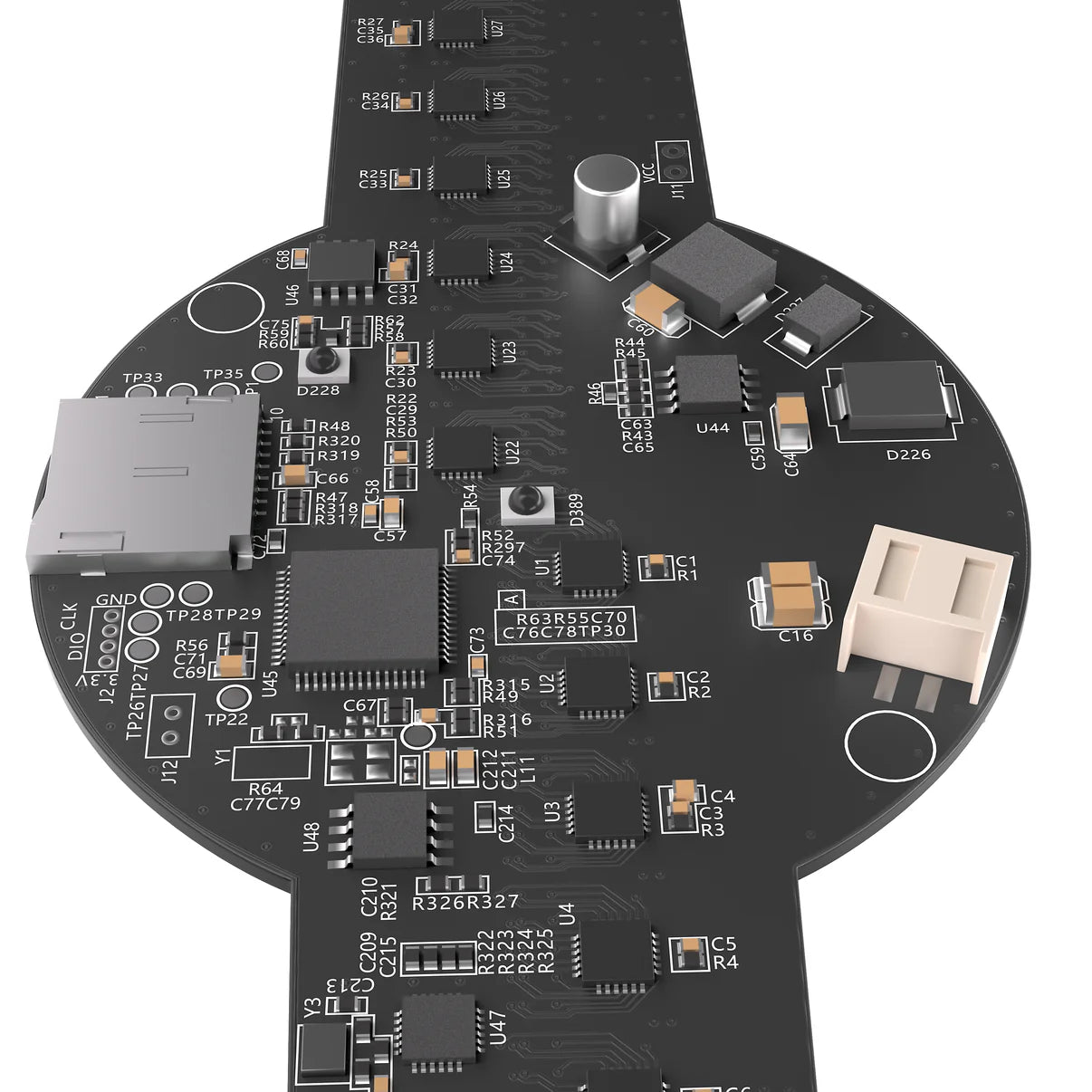 FL-S Series | Cloud Control (AS) | 42cm (16.5 inch) | 3D Holographic Fan | 2-Pack Fans with Outdoor Double-Sided Mounting Bracket | 3D Advertising Holographic Fan | 2 Blades