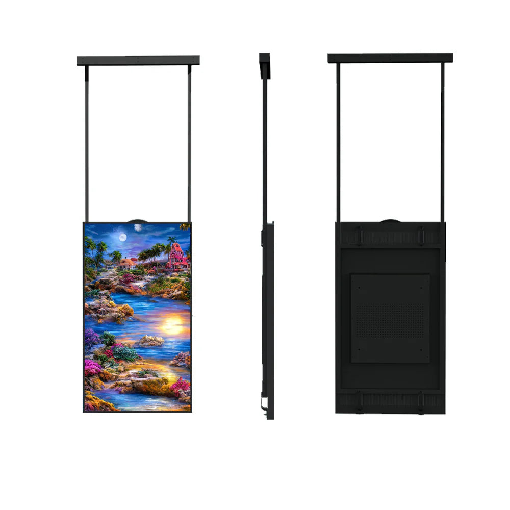 75" Single-Sided 2500nits High Bright LCD Window Display Advertising Monitor, Android RK3568 2G+32G, Non-Touch, Cloud/APP/USB, Wall-Mount/Floor Stand/Suspended Installation