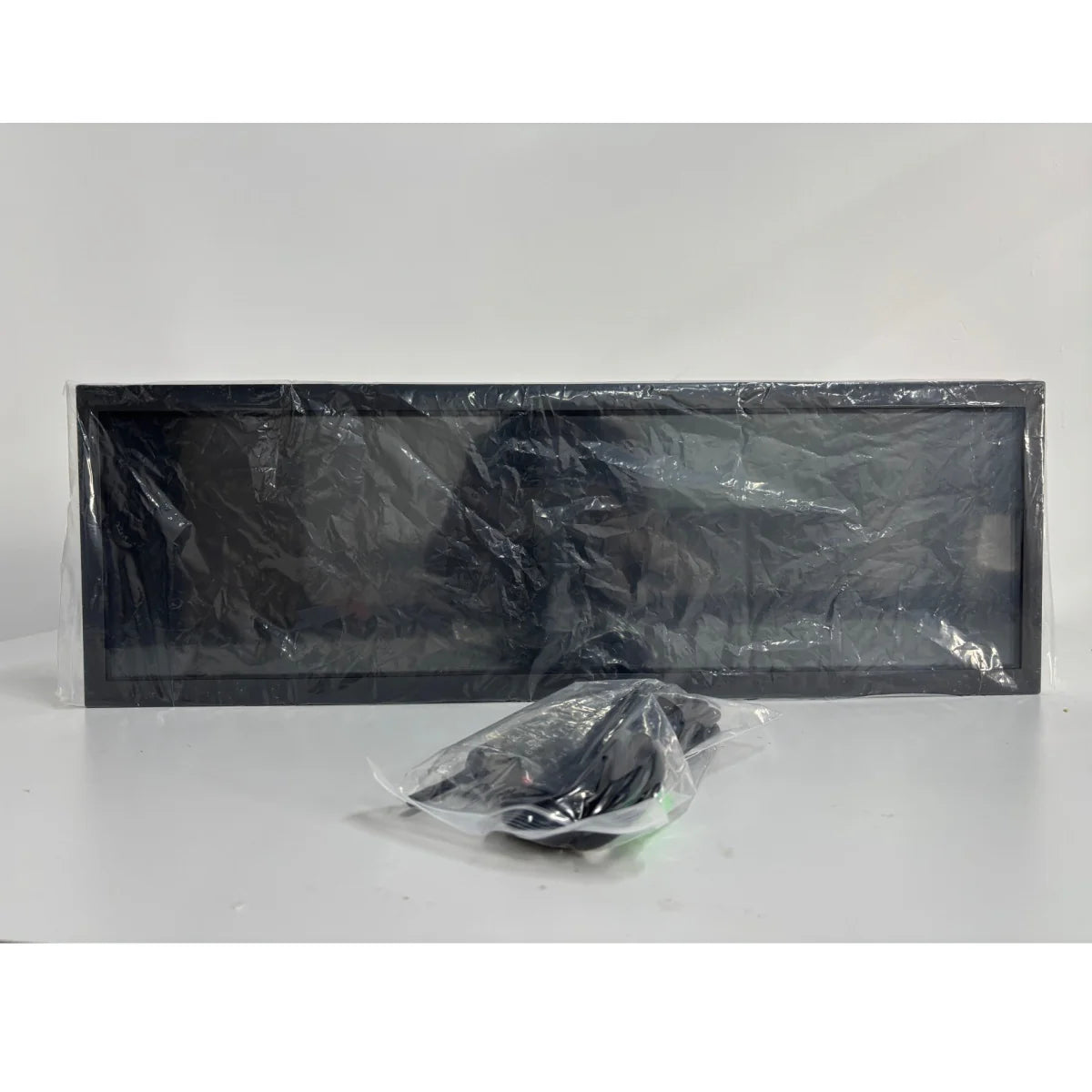 28.1 Inch (698.5×140mm Viewable) Android Stretched LCD Bar Display for Store Shelves | Cloud Platform / Mobile App / USB Media