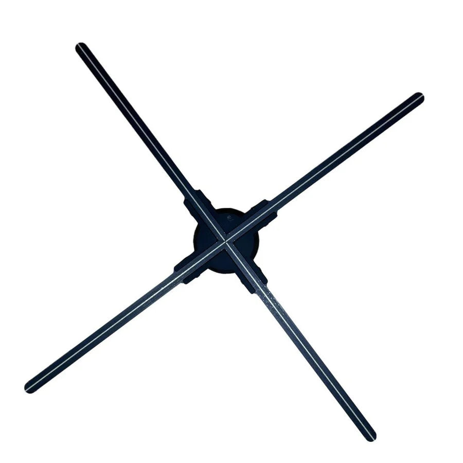 F Series Large 3D Hologram Fan LED Display – 80cm to 100cm (31.5”–39.4”) | High Brightness Holographic Advertising Projector | Fan Only / with Floor Stand / Ceiling Mount (No Housing)