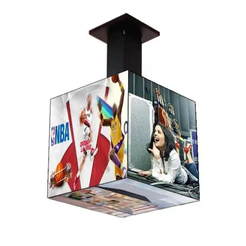4 Faces (320x320 mm) Cube LED Display P2 (2mm Pixel Pitch) Indoor Cubic Screen