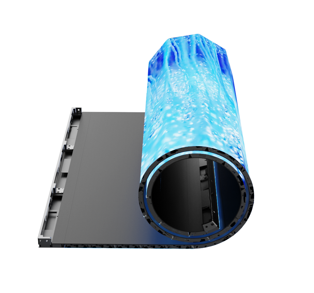 RollingPS Series GOB LED Portable and Rollable LED Poster Screen for Hoisting, Magnetically Attaching, or Floor-placing