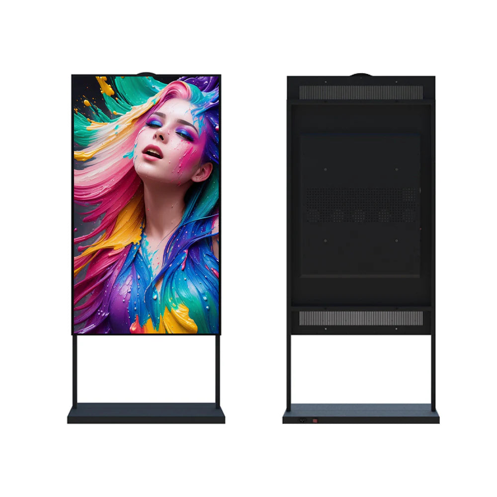 75" Single-Sided 2500nits High Bright LCD Window Display Advertising Monitor, Android RK3568 2G+32G, Non-Touch, Cloud/APP/USB, Wall-Mount/Floor Stand/Suspended Installation