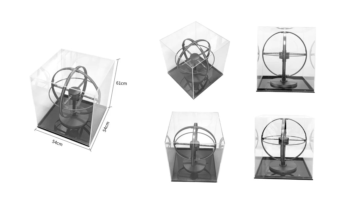 SPH-M Series | Cloud Control (AS) | 50cm (19.7 inch) | 3D Holographic Fan | Fan Only with Base | Event Holographic Fan | 4 Blades