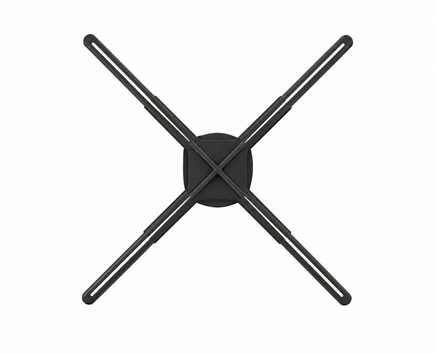 FL-M Series | Cloud Control (AS) | 47cm to 100cm (18.5–39.4 inch) | 3D Holographic Fan | Fan Only / Tripod Floor Stand / Ceiling Mount | Digital Signage Holographic | 4 Blades