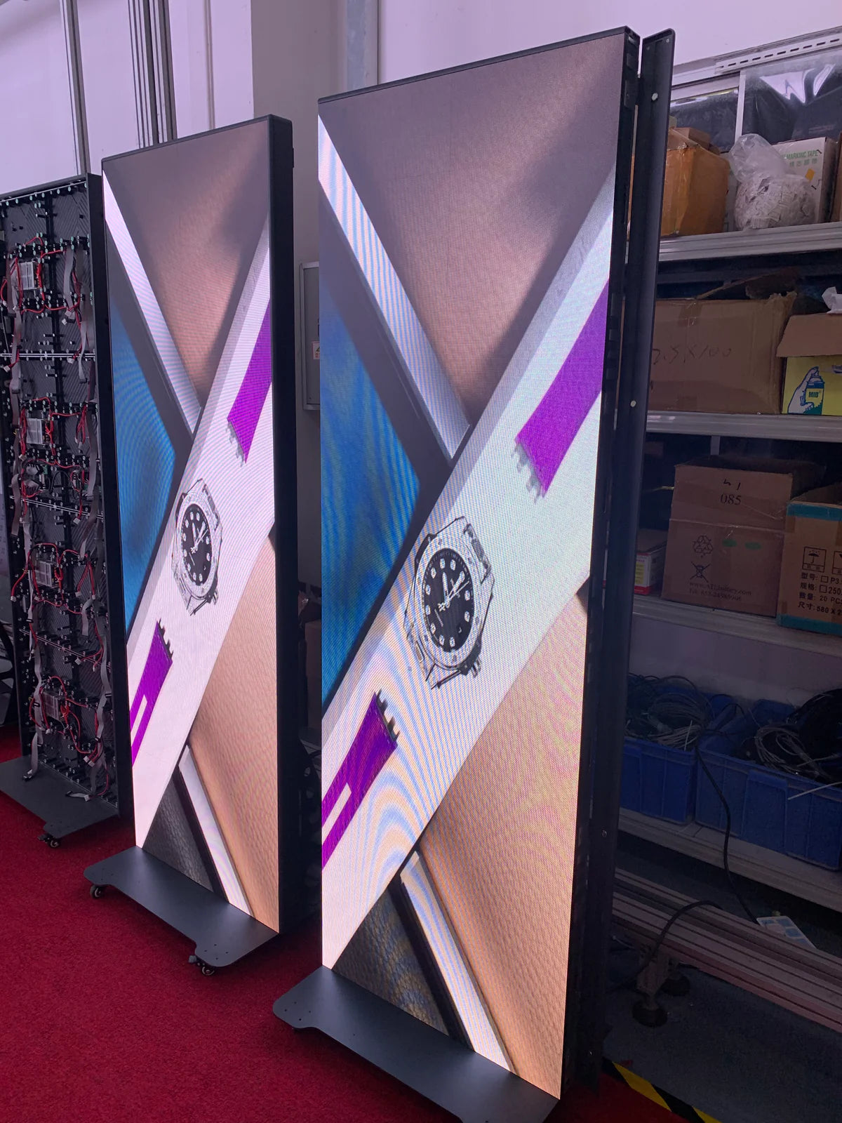 BP-GOB Series LED Poster Sign | 640×1920mm Indoor Plug-in | P2.5 / P1.