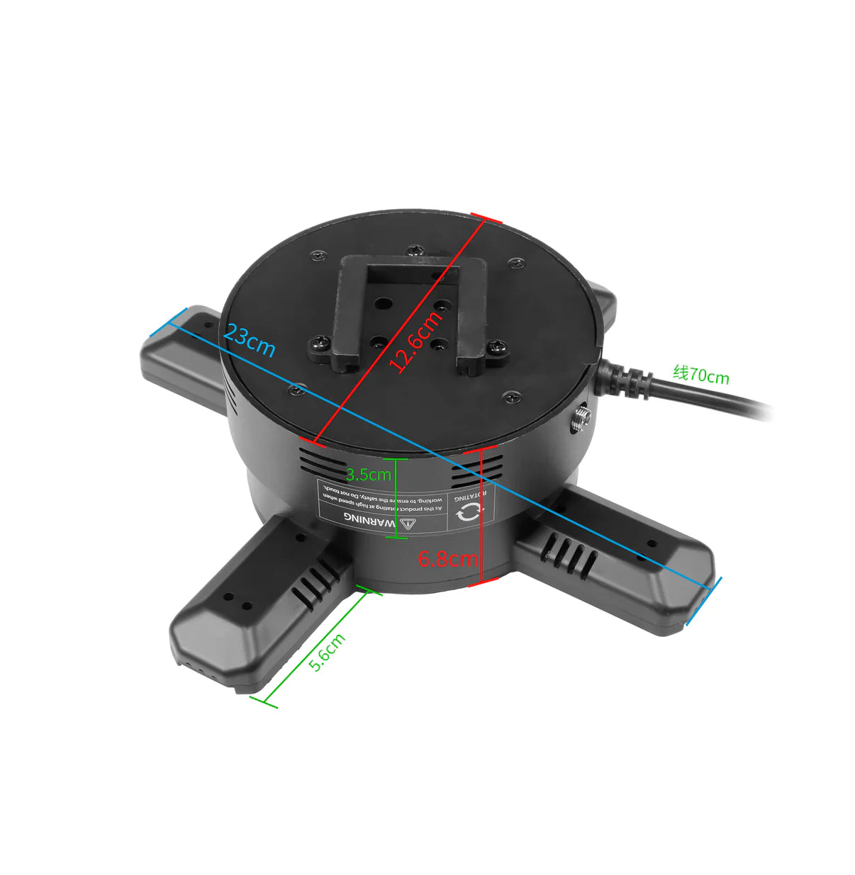 FL-M Series | Synchronous Control | 65cm to 100cm (25.6–39.4 inch) | 3D Holographic Fan | Fan Only / Fan with Tripod Floor Stand / Ceiling Mount | Digital Signage Holographic | 4 Blades