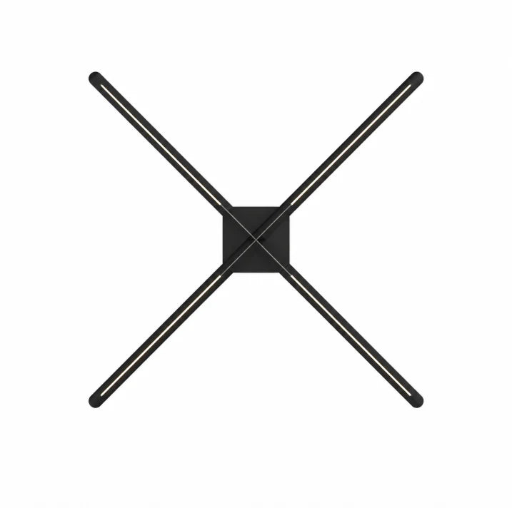 FL-M Series | Cloud Control (AS) | 47cm to 100cm (18.5–39.4 inch) | 3D Holographic Fan | Fan Only / Tripod Floor Stand / Ceiling Mount | Digital Signage Holographic | 4 Blades