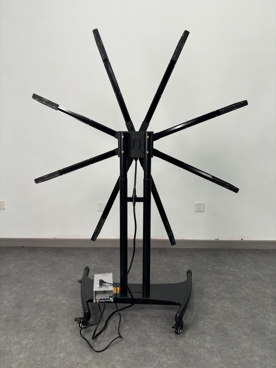 FL-L Series | Cloud Control (AS) | 130cm to 196cm (51.2–77.2 inch) | 3D Holographic Fan | Fan Only / Dual-Pole Mobile Stand | 3D Advertising Holographic Fan | 8 Blades