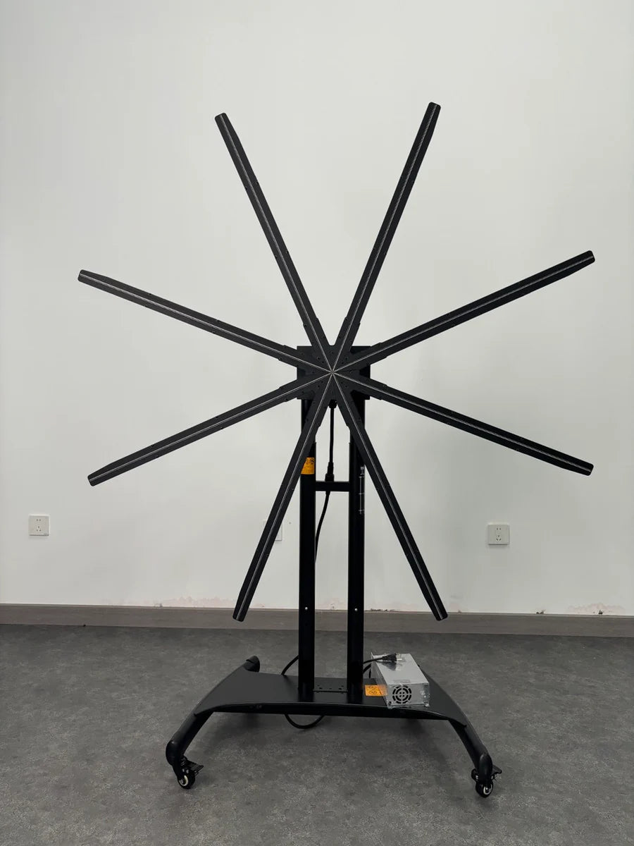 3D Holographic Fan Mounting Solutions | Tripod Floor Stand / Ceiling Mount Bracket / Dual-Pole Mobile Stand | Store Holographic Display | Adjustable Height 60cm to 160cm (23.6–63.0 inch)
