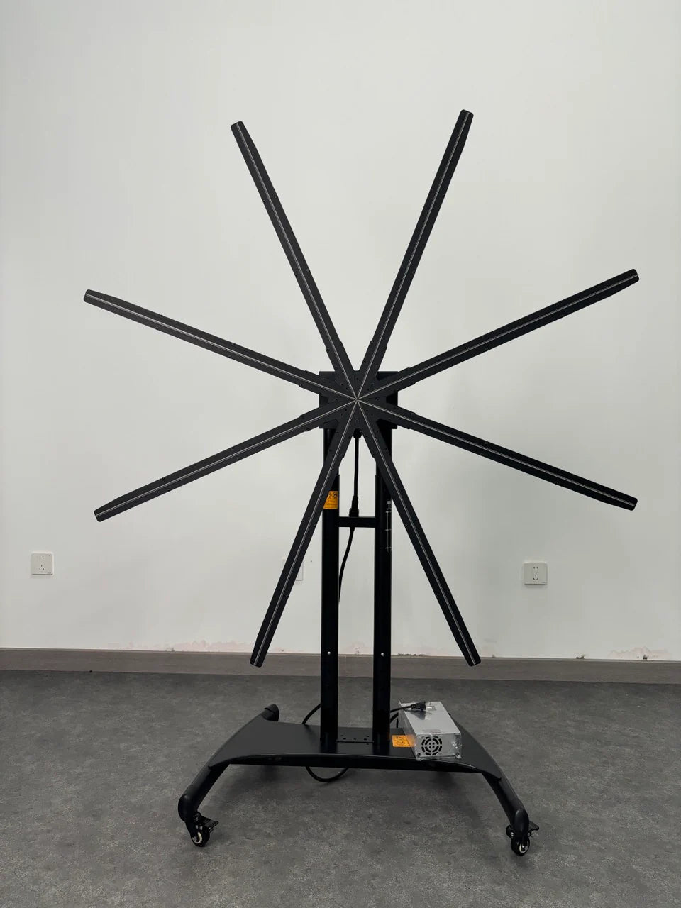 FL-L Series | Cloud Control (AS) | 130cm to 196cm (51.2–77.2 inch) | 3D Holographic Fan | Fan Only / Dual-Pole Mobile Stand | 3D Advertising Holographic Fan | 8 Blades