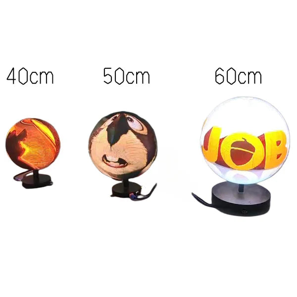 BS-I Small Indoor LED Ball Screen – Dia. 85cm ( 2.8ft ), P2 | 360° Spherical Screen for Retail & Exhibits