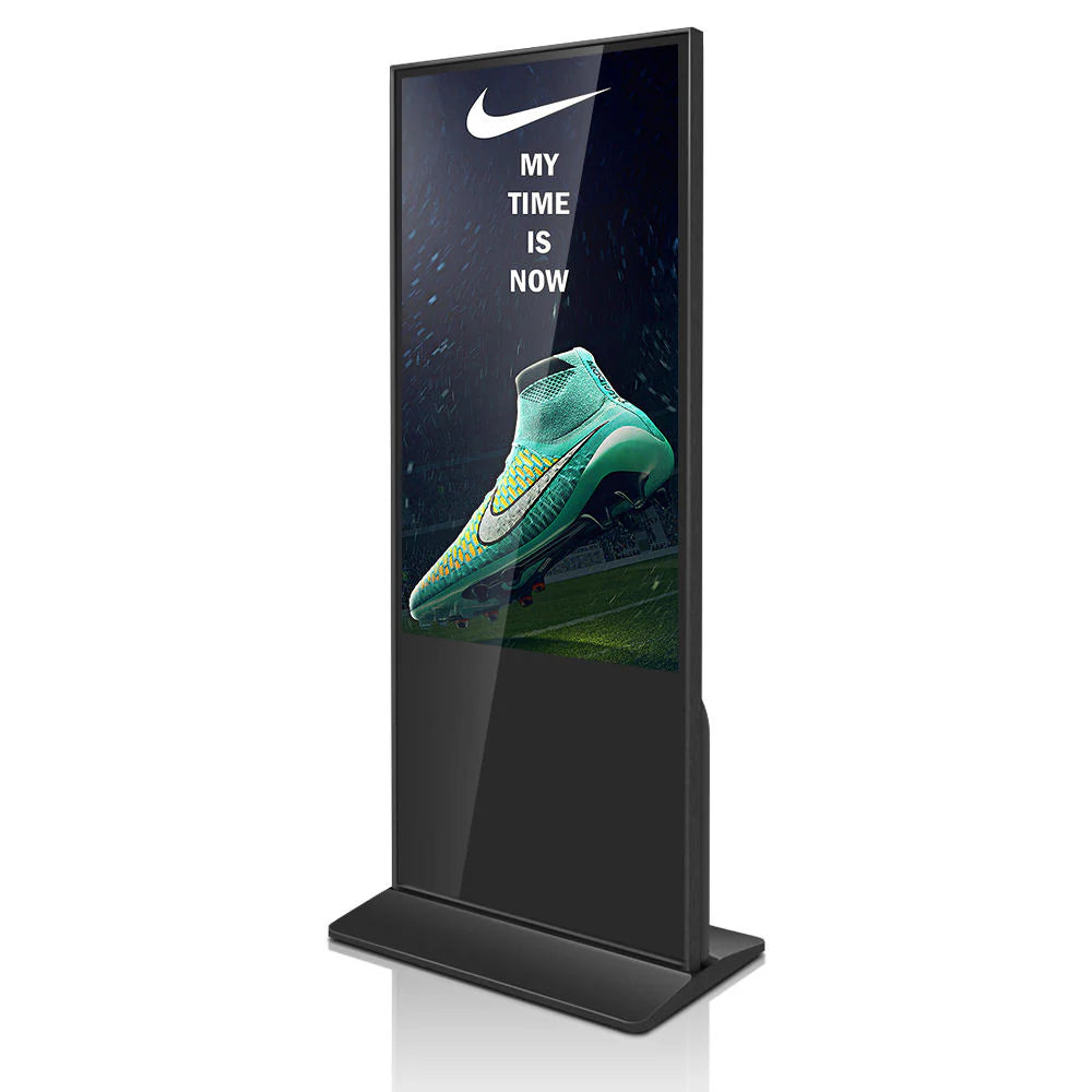 65‘’ Single-Sided Indoor Floor Stand LCD Digital Poster with Wheel Base | | Android RK3568 2GB+16GB | Non-Touch / Infrared / Capacitive Touch | CMS Preinstalled