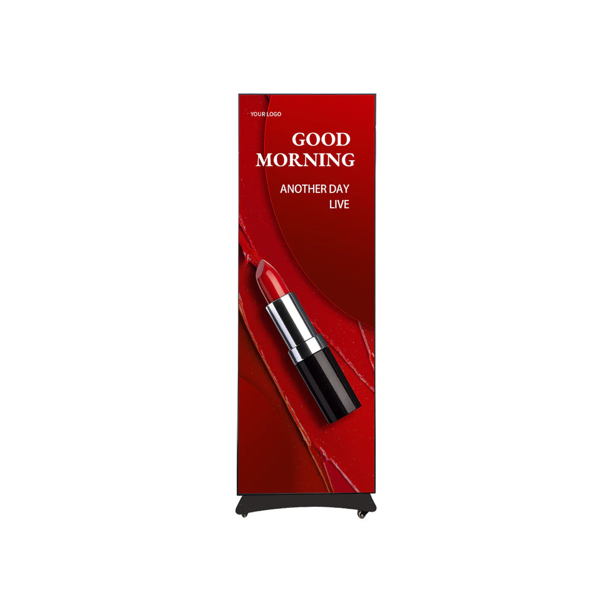 BP-GOB Series LED Poster Sign | 640×1920mm Indoor Plug-in | P2.5 / P1.86 / P1.53 / P1.25 | Flip-Open Magnetic Frame & GOB Surface