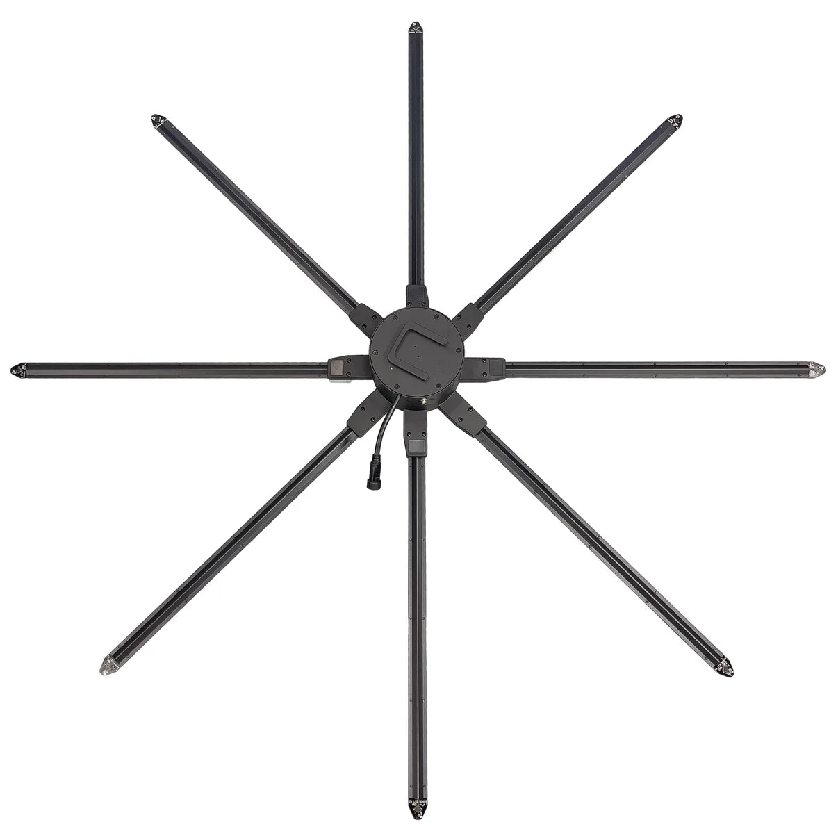 FL-L Series | Synchronous Control | 150cm to 180cm (59.1–70.9 inch) | 3D Holographic Fan | Fan Only / Fan with Dual-Pole Mobile Stand | 3D Advertising Holographic Fan | 8 Blades