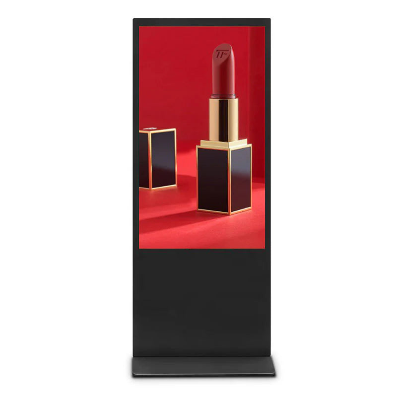 50‘’ Indoor Single-Sided Floor-Standing LCD Digital Poster with Wheel Stand | Android RK3568 2GB+16GB | Non-Touch / Infrared / Capacitive Touch | CMS Preinstalled