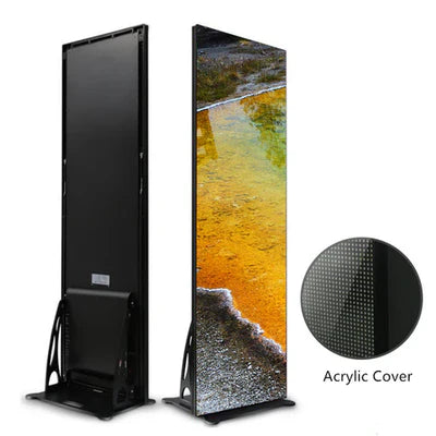 BP-B Series Seamless LED Poster Display | 640×1920mm Indoor Plug-and-Play | P1.25 / P1.53 / P1.86 / P2.5 | Acrylic Panel