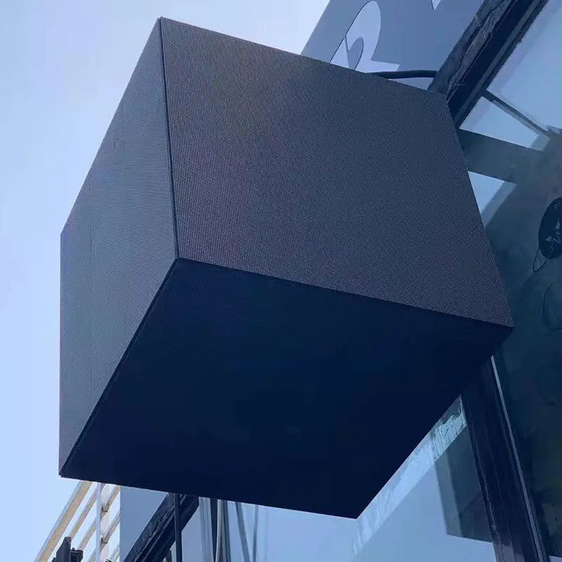 5 Faces (320x320 mm) Cube LED Display P2.5 (2.5mm Pixel Pitch) Outdoor Waterproof Cubic Screen