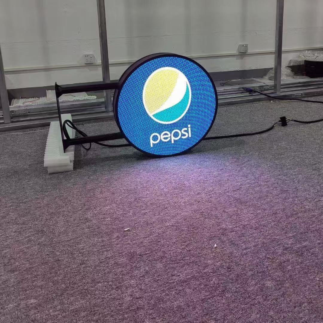 P2.5 50CM (20'') Diameter Outdoor Round LED Display Circle Logo LED Sign