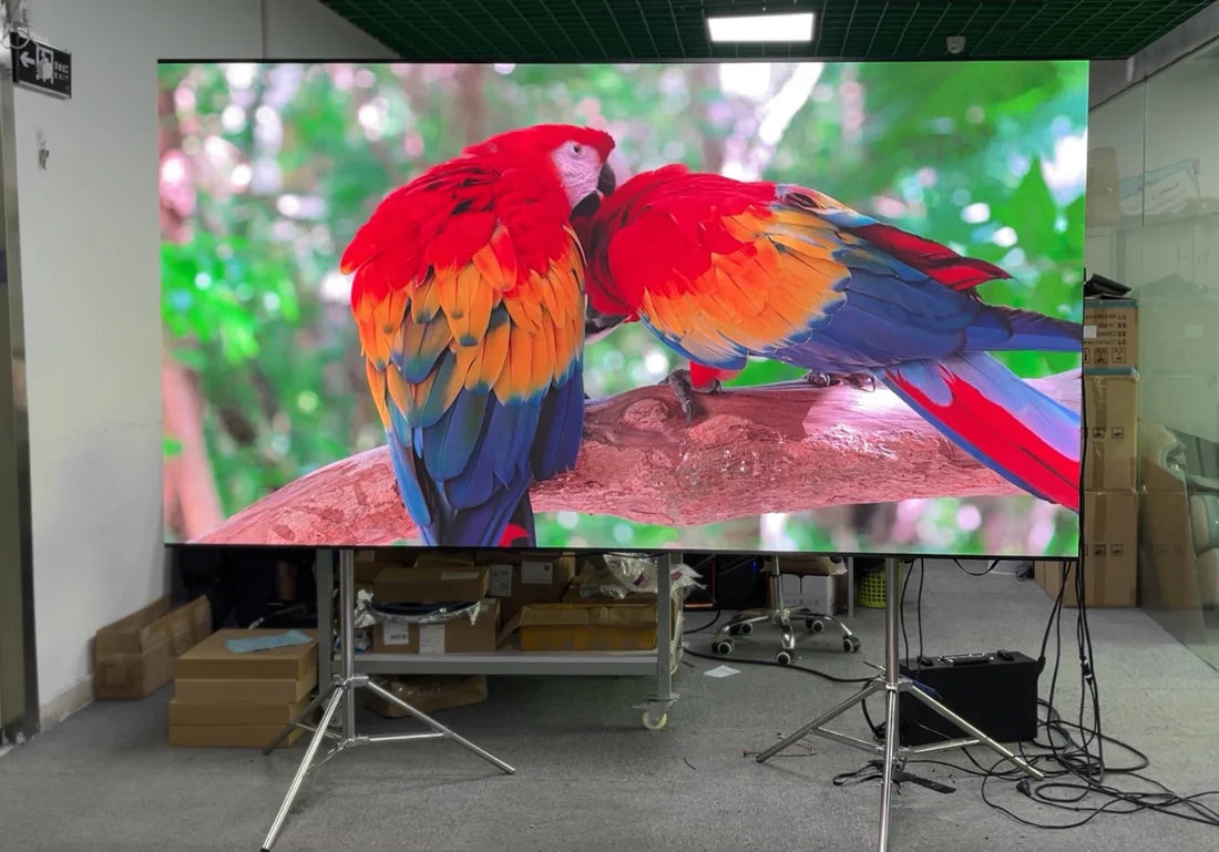 88 Inch Rolling TV P1.562 2x1 Meters 2SQM Portable LED Display Screen Kit