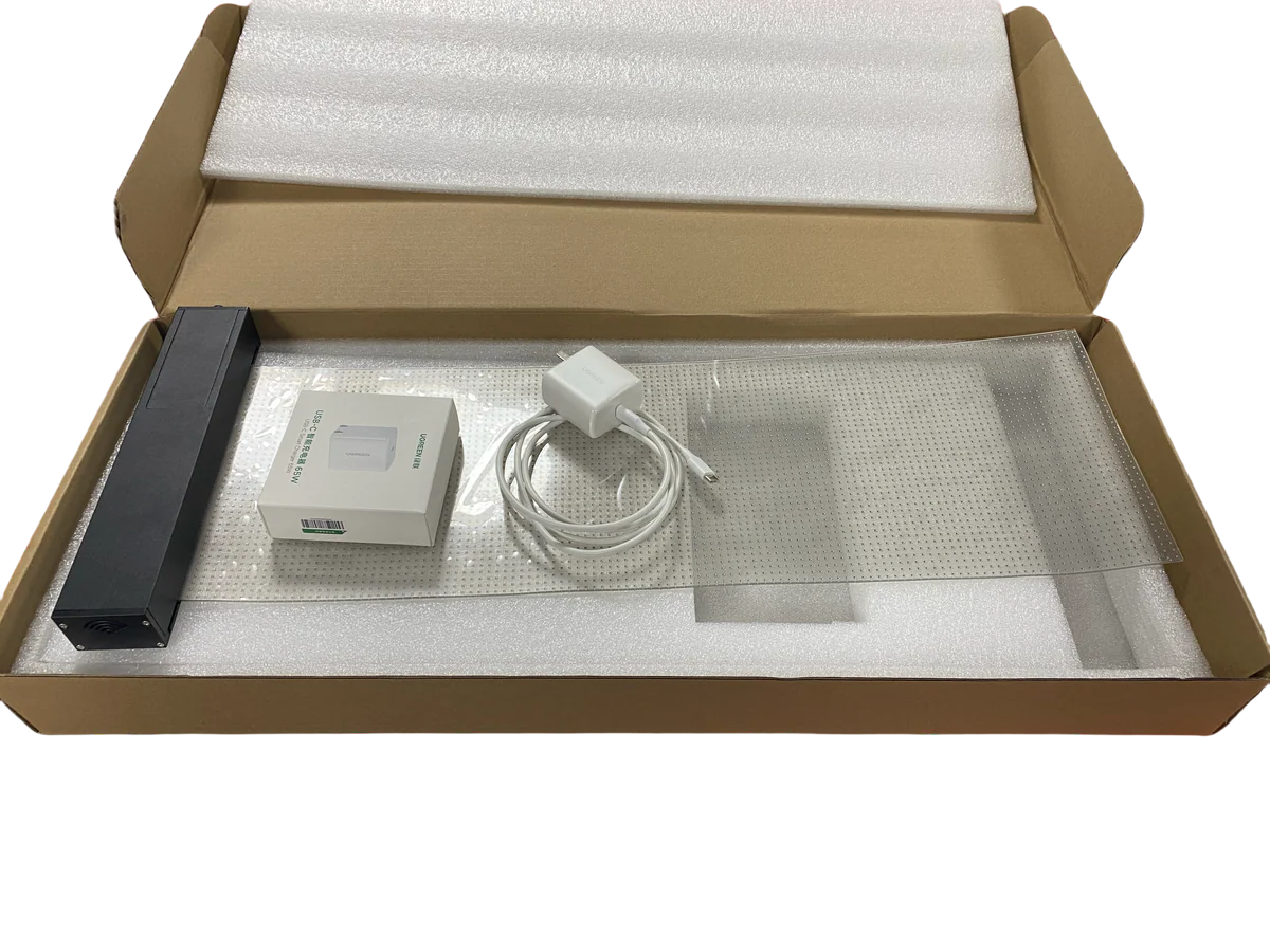 P8 Transparent LED Window Display – 240×600 mm (9.45×23.62 in) | 1500 nits Brightness | High-Transparency Adhesive Screen for Shopfronts & Exhibition Windows | Plug & Play