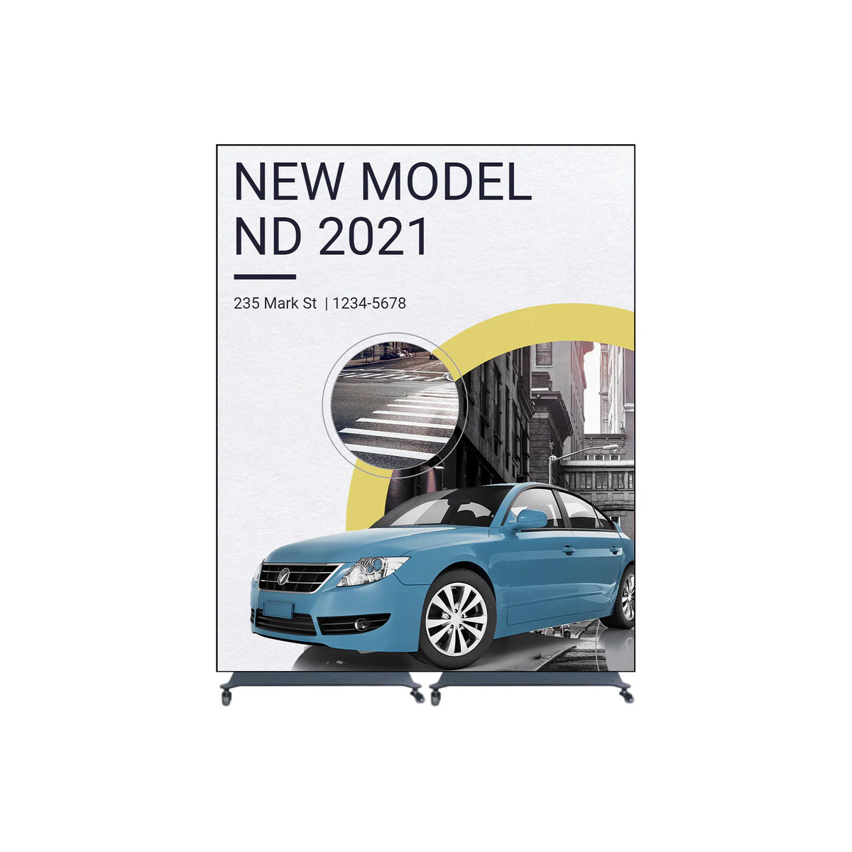 BP-S Series Splicing-Ready LED Poster Sign | 960×1920mm Indoor Plug-in | P2.5 / P1.86 / P1.53 / P1.25 | Acrylic Cover