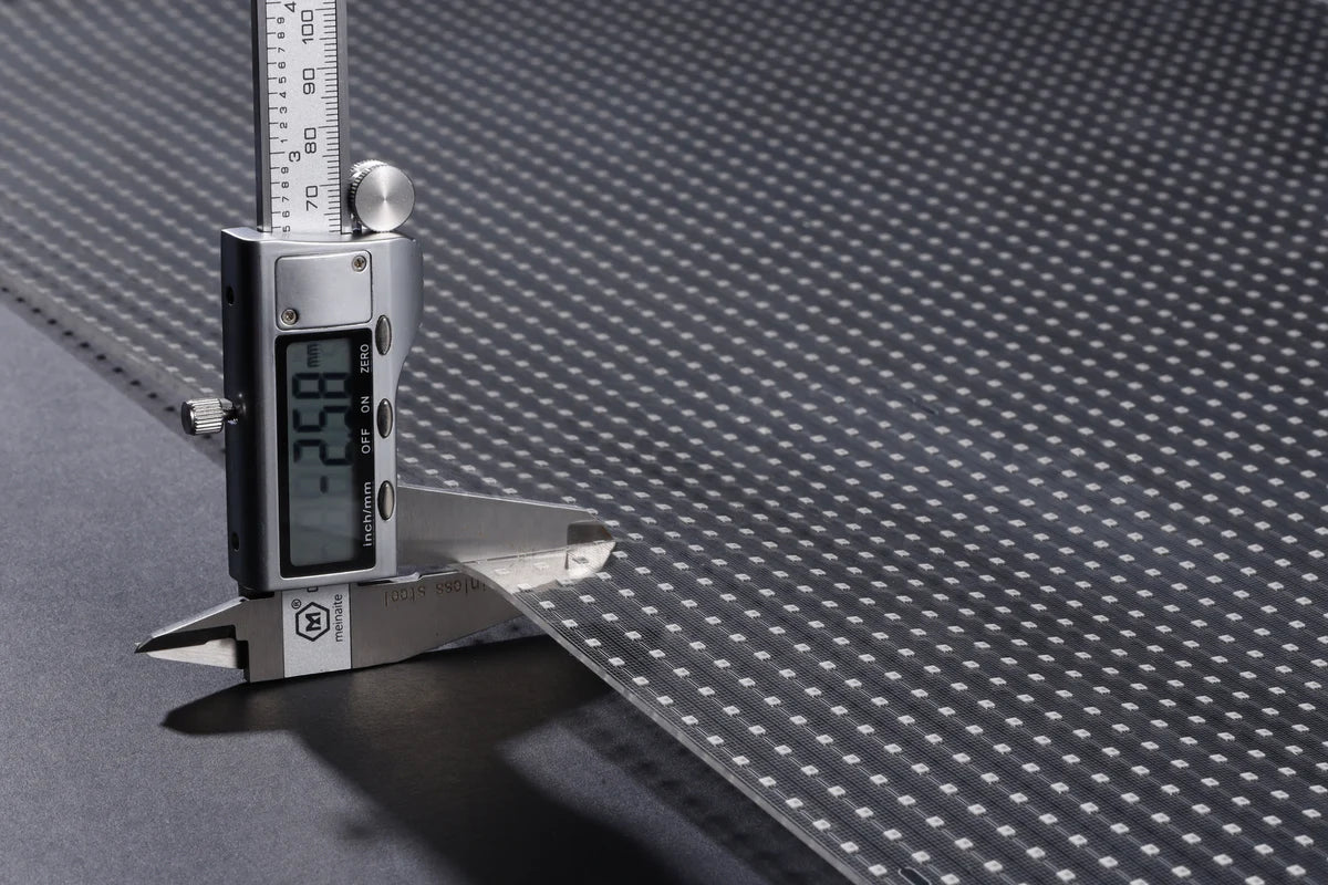 P10 Large-Panel Transparent LED Window Display – 400×1000 mm (15.75×39.37 in) | 2000 / 4000 nits Brightness | Up to 94% Transparency Glass Adhesive Screen for Storefront Facades & Glass Walls | Multiple Kit Options | Plug & Play