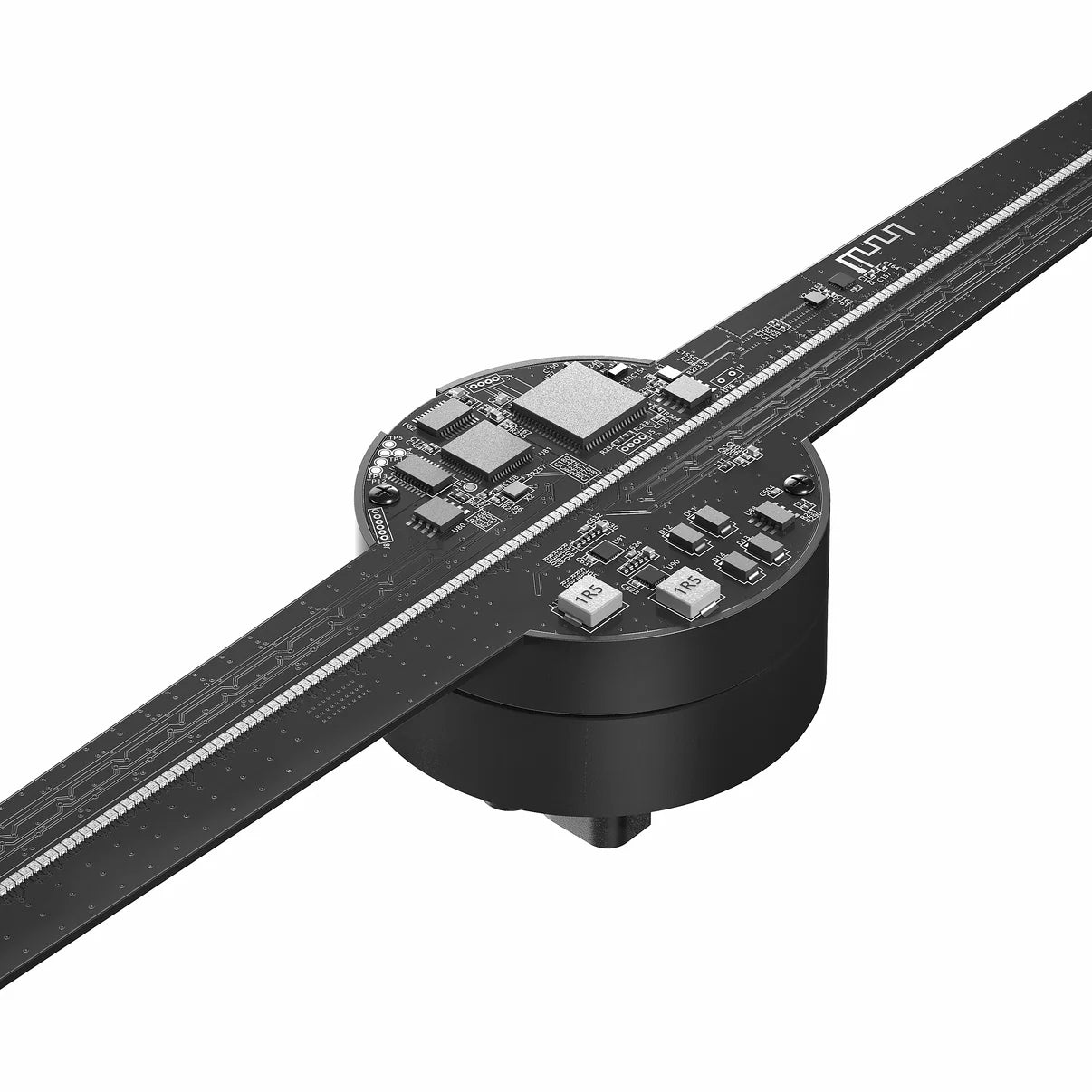FL-S Series | Cloud Control (AS) | 42cm (16.5 inch) | 3D Holographic Fan | 2-Pack Fans with Outdoor Double-Sided Mounting Bracket | 3D Advertising Holographic Fan | 2 Blades