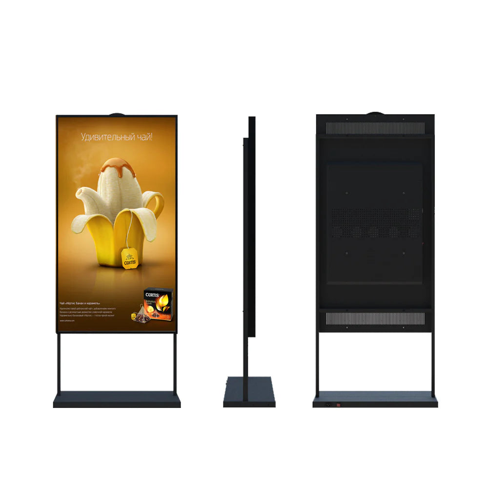 43" Single-Sided 2500nits High Bright Window LCD Digital Signage, Android RK3568 2G+32G, Non-Touch, Cloud/APP/USB, Wall-Mount/Floor Stand/Suspended Installation